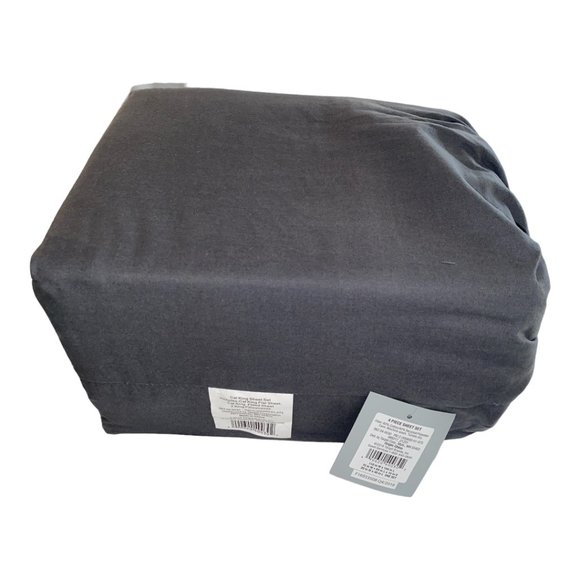 Target Bedding New Solid Dark Gray California King Bedsheets 4 Piece Set Made By Design